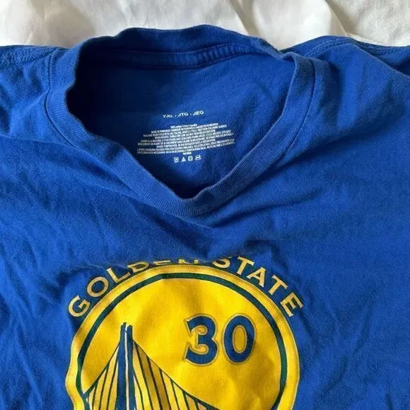 NBA Warriors boys T-shirt size XL - Picture 2 of 2